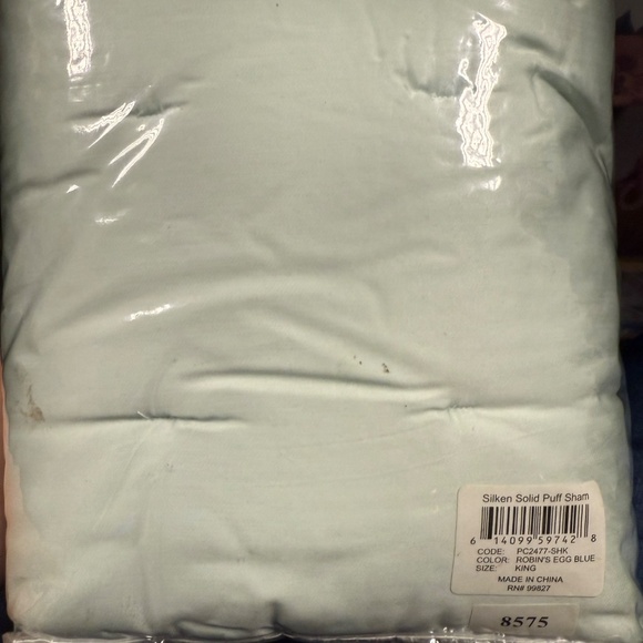 Pine Cone Hill Silken Solid Puff Sham - Picture 3 of 4